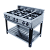 Плита газовая GrillMaster Ф6ПГ/800 (на подставке)