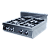 Плита газовая GrillMaster Ф4ПГ/800 (настольная)